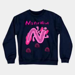 N is for Newt Crewneck Sweatshirt